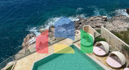 Apartment in a complex with a swimming pool on the first line of the sea, Dobra Voda.