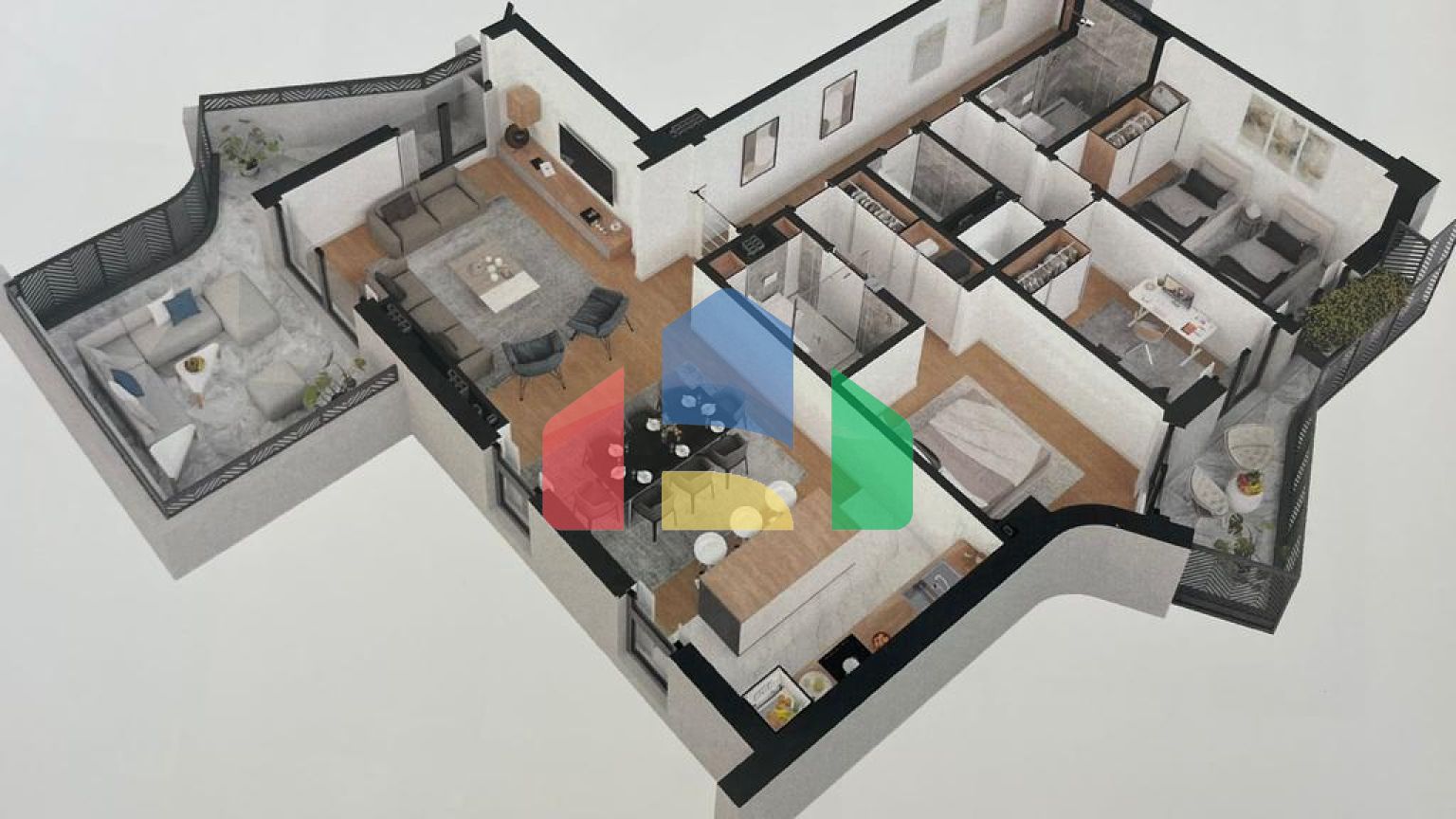 Эксклюзивный апартамент с двумя спальнями на 1 линии моря- работающий бизнес!