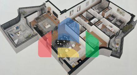 Эксклюзивный апартамент с двумя спальнями на 1 линии моря- работающий бизнес!