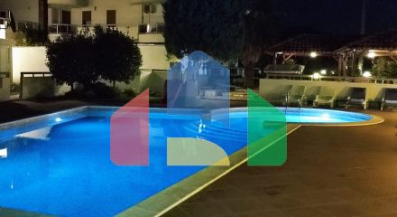 Apartment in Dobra Voda in a gated complex with a swimming pool