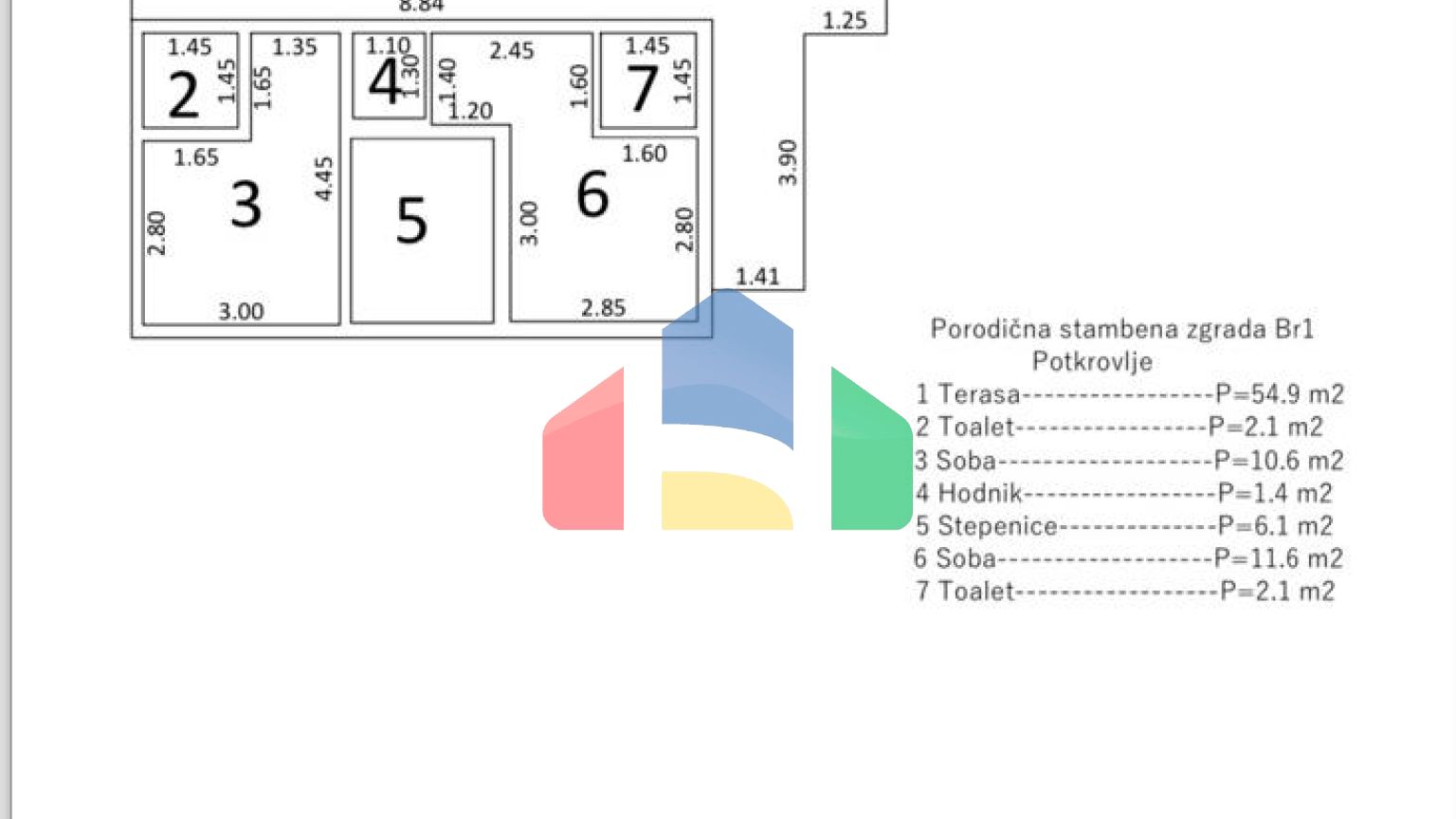 Двухуровневый новый дом с участком в Доброй Воде.