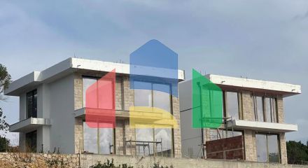 New villa with a pool and sea views in Dobra Voda.