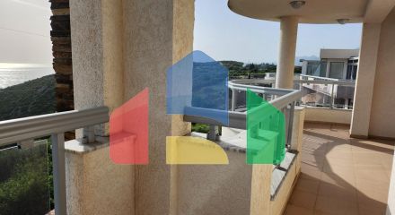 Apartment with panoramic sea view in a complex with a swimming pool, 126m2