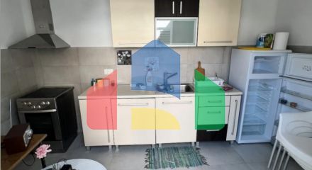 A house is offered for sale in Dobra Voda below the highway.