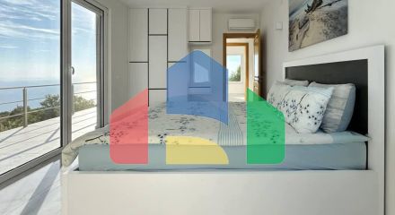 Современная вилла с бассейном, панорамным видом на море и большим садом в Добры Воды, Барская Ривьера.