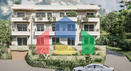 Two bedroom apartment in a complex with a swimming pool in Dobrota