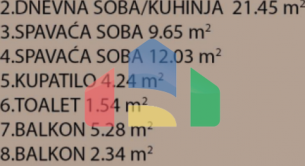 Квартира с 2 спальнями в комплексе Премиум класса в Доброте