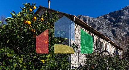 Продается – аутентичный каменный дом с панорамным видом на Бока-Которскую бухту