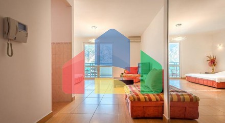 Studio in Dobrota with a panoramic view of the Bay of Kotor