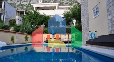 House in with pool in Dobrota