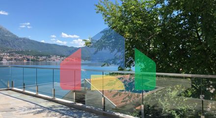 A villa is offered for sale in Njivice, Herceg Novi community.