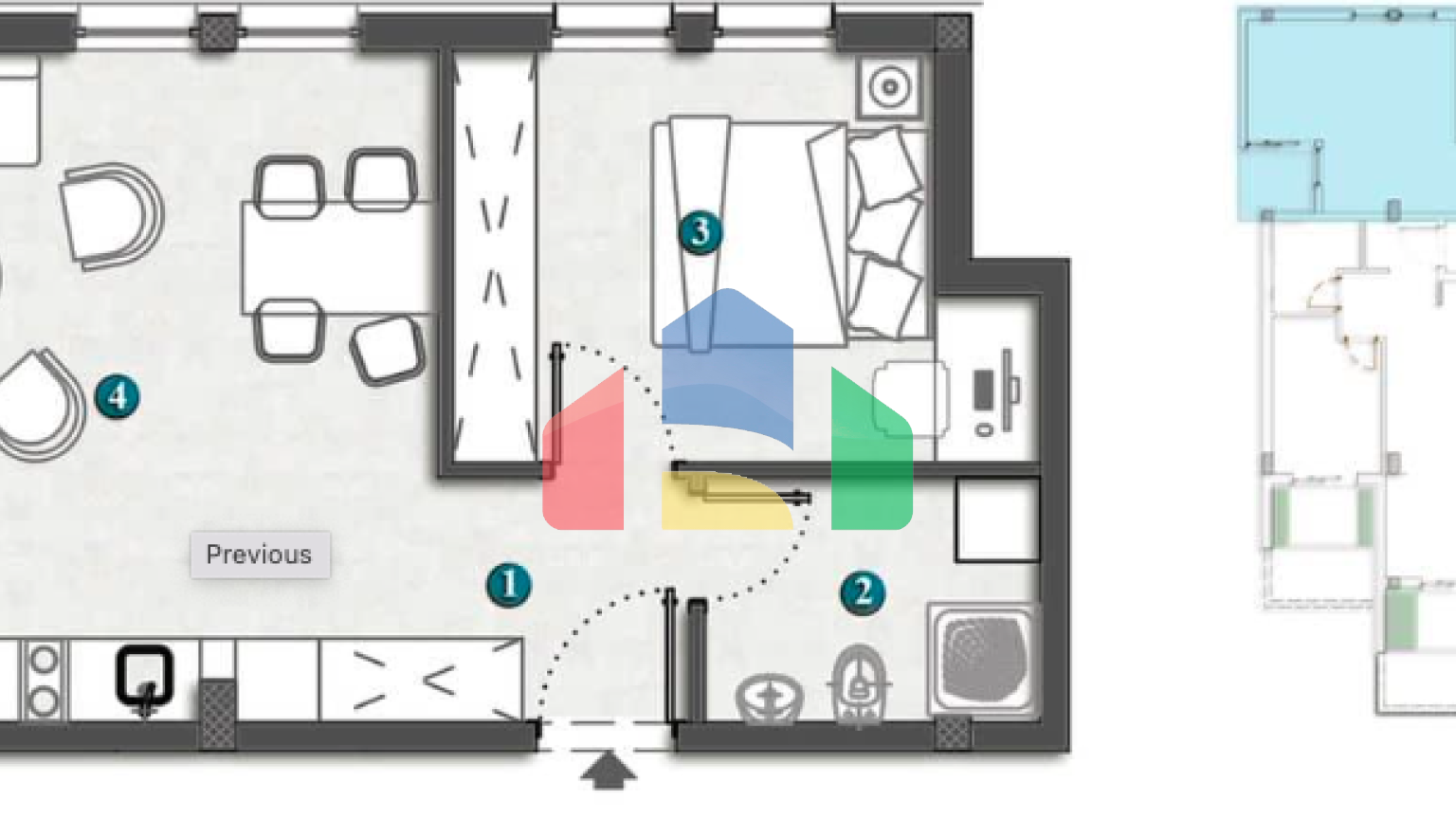 Апартамент 1+1 с балконом в 3 минутах от моря, Бока-Которский залив, Херцег-Нови