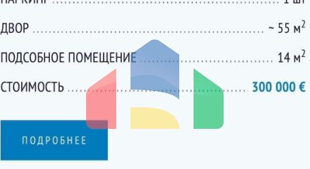 4 квартиры в комплексе для семейного отдыха в Каменари