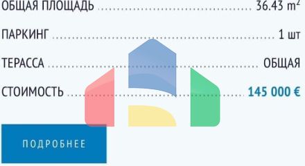 4 квартиры в комплексе для семейного отдыха в Каменари