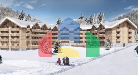 Готовая квартира с одной спальней в новом жилом комплексе в Колашине.
