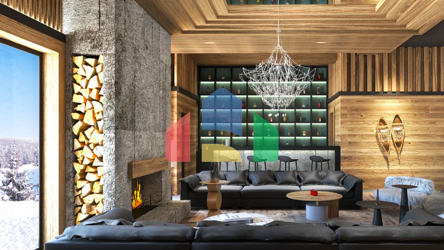 Готовая квартира с одной спальней в новом жилом комплексе в Колашине.