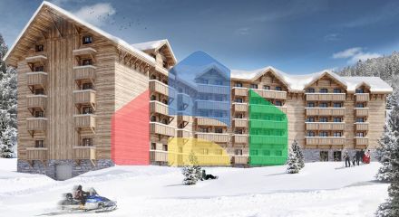 Квартира с двумя спальнями в новом жилом комплексе в Колашине.