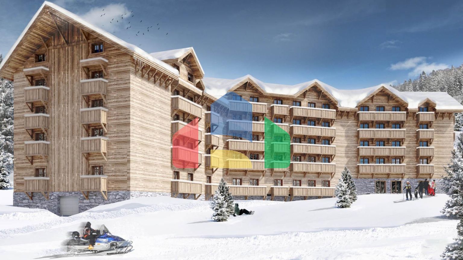 Квартира на этапе строительства на новом горнолыжном курорте Kolašin.