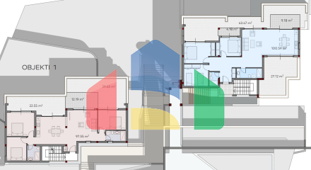 Апартаменты в закрытом комплексе в Которском заливе Апартаменты в закрытом комплексе в Которском заливе