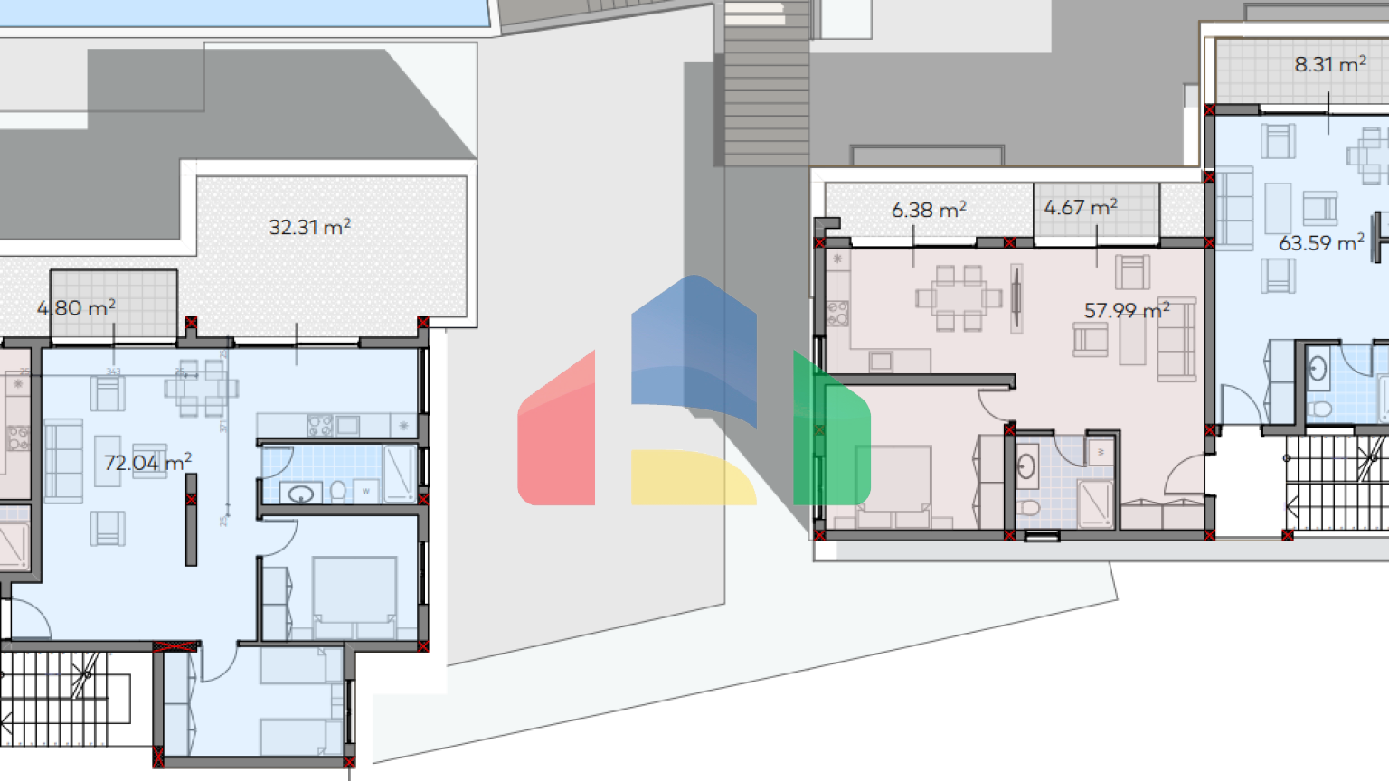 Апартаменты  в закрытом комплексе в Которском заливе