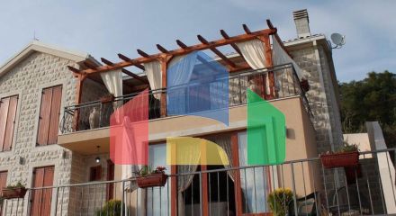 Продаётся каменная вилла с панорамным видом на море Котор, местечко Загора