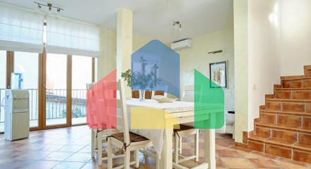 four-storey  townhouse in the residential complex