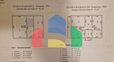 Двухэтажный дом в Круче в 60 метрах от моря