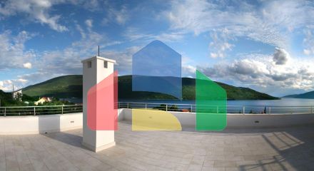 Современная новая вилла с бассейном в Кумборе, Херцег Нови