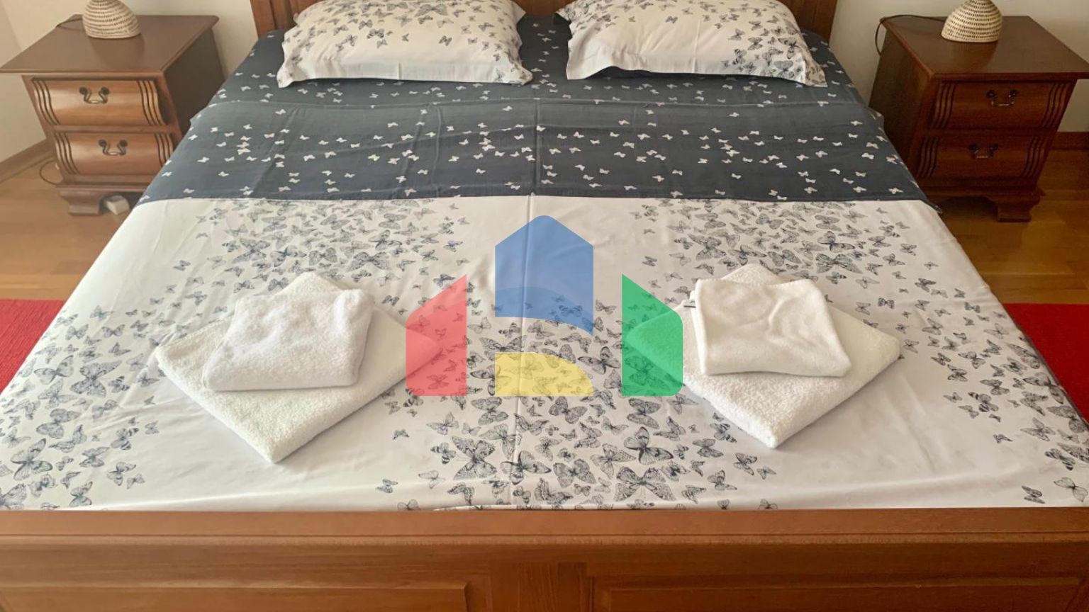 Просторная квартира с двумя спальнями в комплексе 