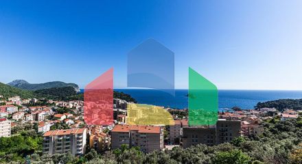 Трехкомнатная квартира в Петровце с видом на море Трехкомнатная квартира в Петровце с видом на море