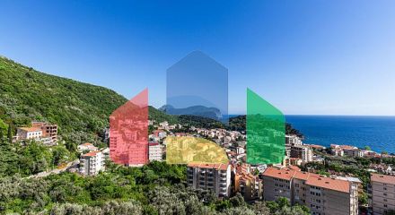 Трехкомнатная квартира в Петровце с видом на море Трехкомнатная квартира в Петровце с видом на море