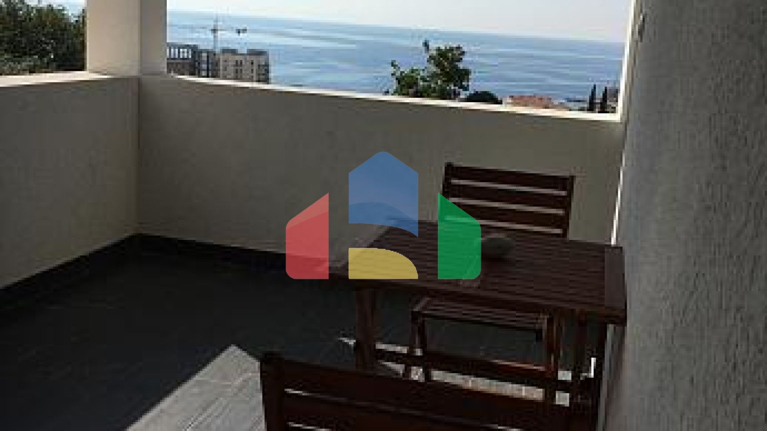 Дуплекс квартира с видом на Средиземное море в Петровце, 104 м²