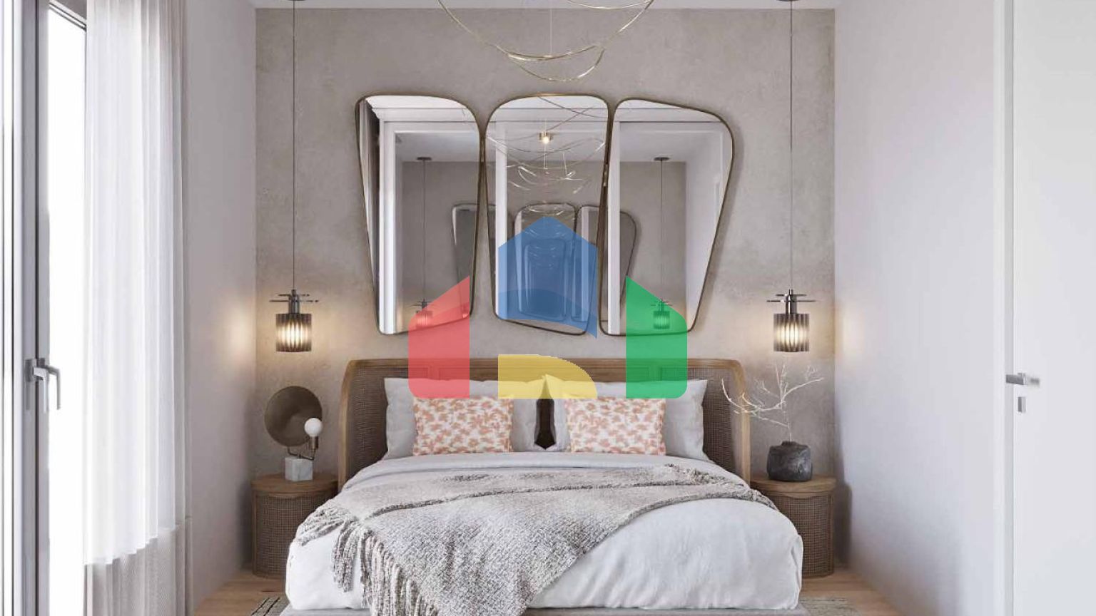 Квартира с террасой в 90 метрах от моря в Прчане, Которский залив