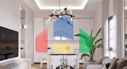 Двухкомнатная квартира с террасой в 90 метрах от моря в Прчане, Которский залив