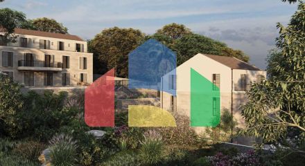 Апартамент 1+1 с террасой в новом комплексе в 90 метрах от моря, Которский залив