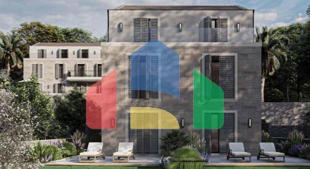 Апартамент с 1 спальней,  с террасой в новом комплексе в 90 метрах от моря, Которский залив