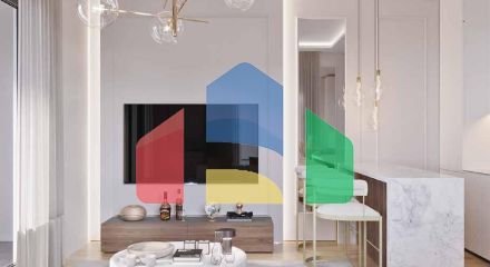 Апартамент с 1 спальней,  с террасой в новом комплексе в 90 метрах от моря, Которский залив