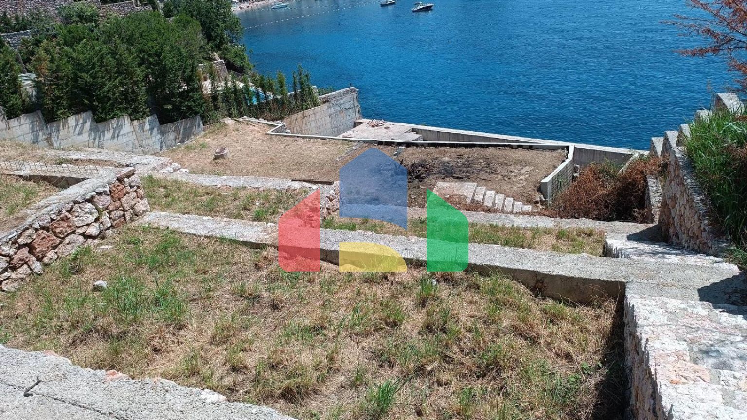 Вилла в уникальном месте на 1 береговой линии в Пржно (Милочер)