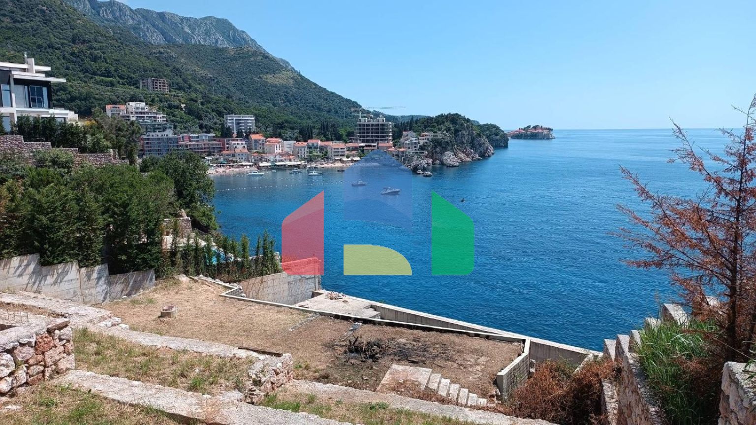 Вилла в уникальном месте на 1 береговой линии в Пржно (Милочер)