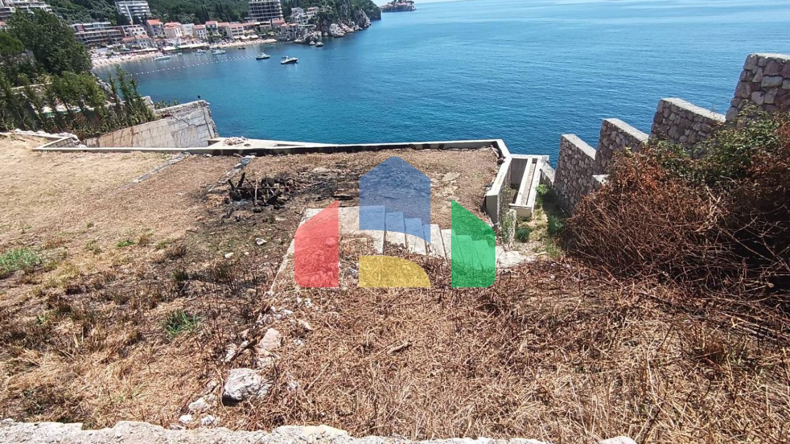 Вилла в уникальном месте на 1 береговой линии в Пржно (Милочер)