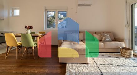 Bright and cozy 2-bedroom apartment with sea view in Przno, Budva Riviera.