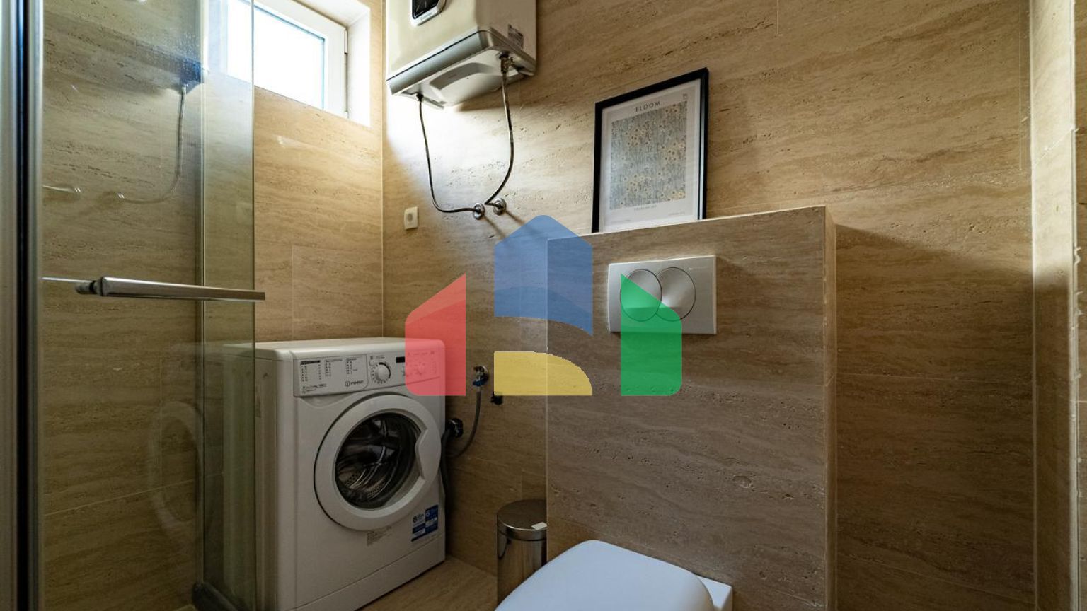 Светлая и уютная квартира с 2 спальнями и видом на море в Пржно, Будванска Ривьера.