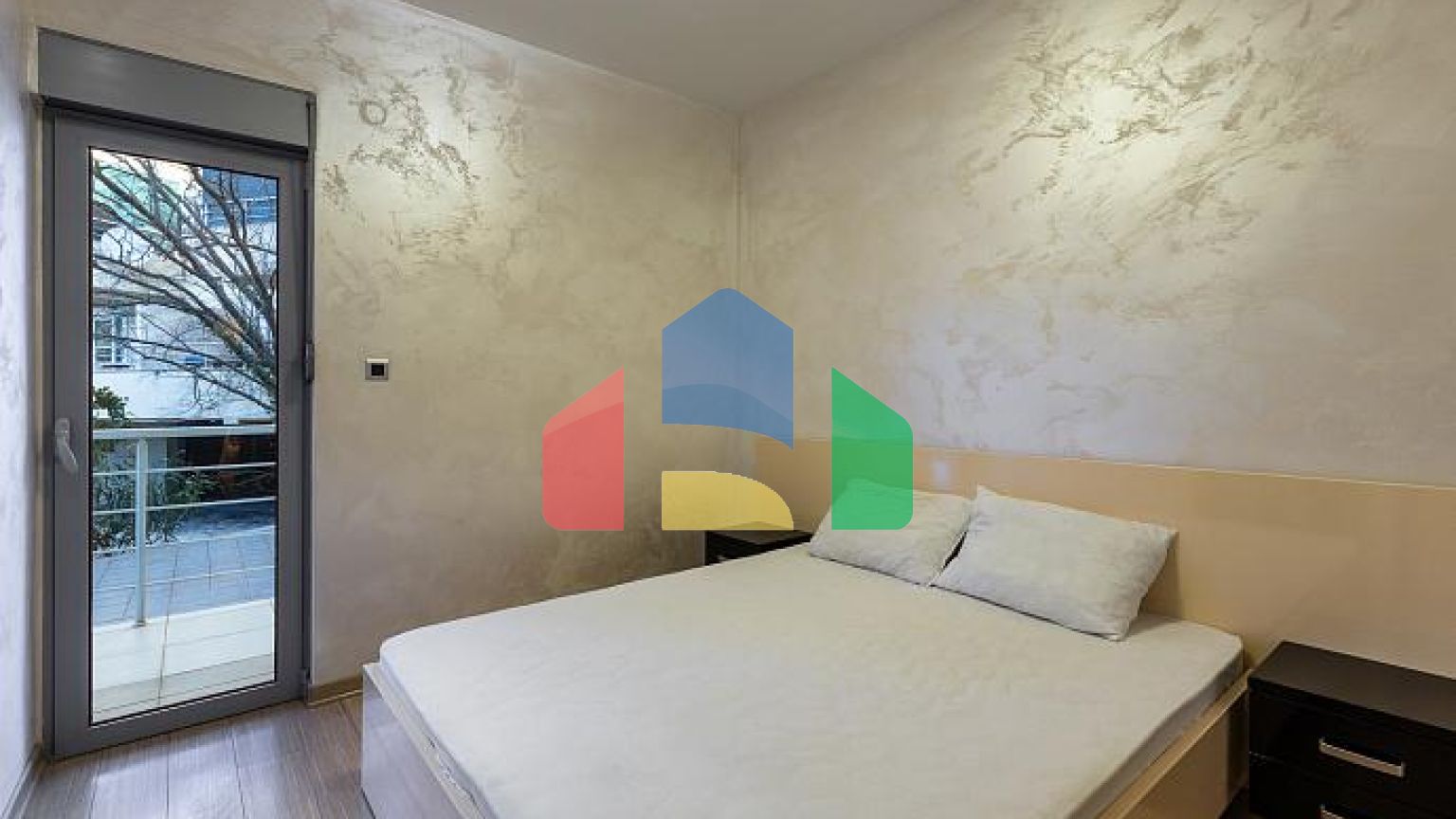 Роскошная квартира в Пржно, терраса с видом на море