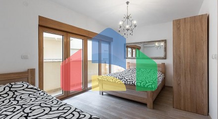 Stylish apartment 74 m² in Pržno