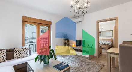 Stylish apartment 74 m² in Pržno
