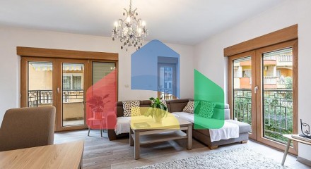 Stylish apartment 74 m² in Pržno