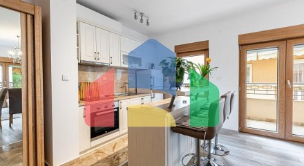 Stylish apartment 74 m² in Pržno