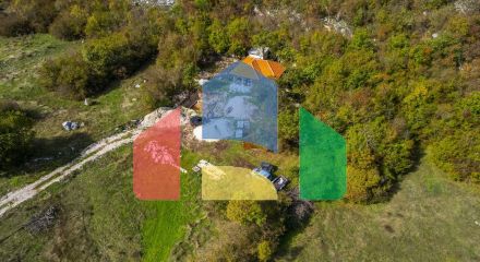 A new house in the municipality of Kotor, in the town of Dragalj, is offered for urgent sale.