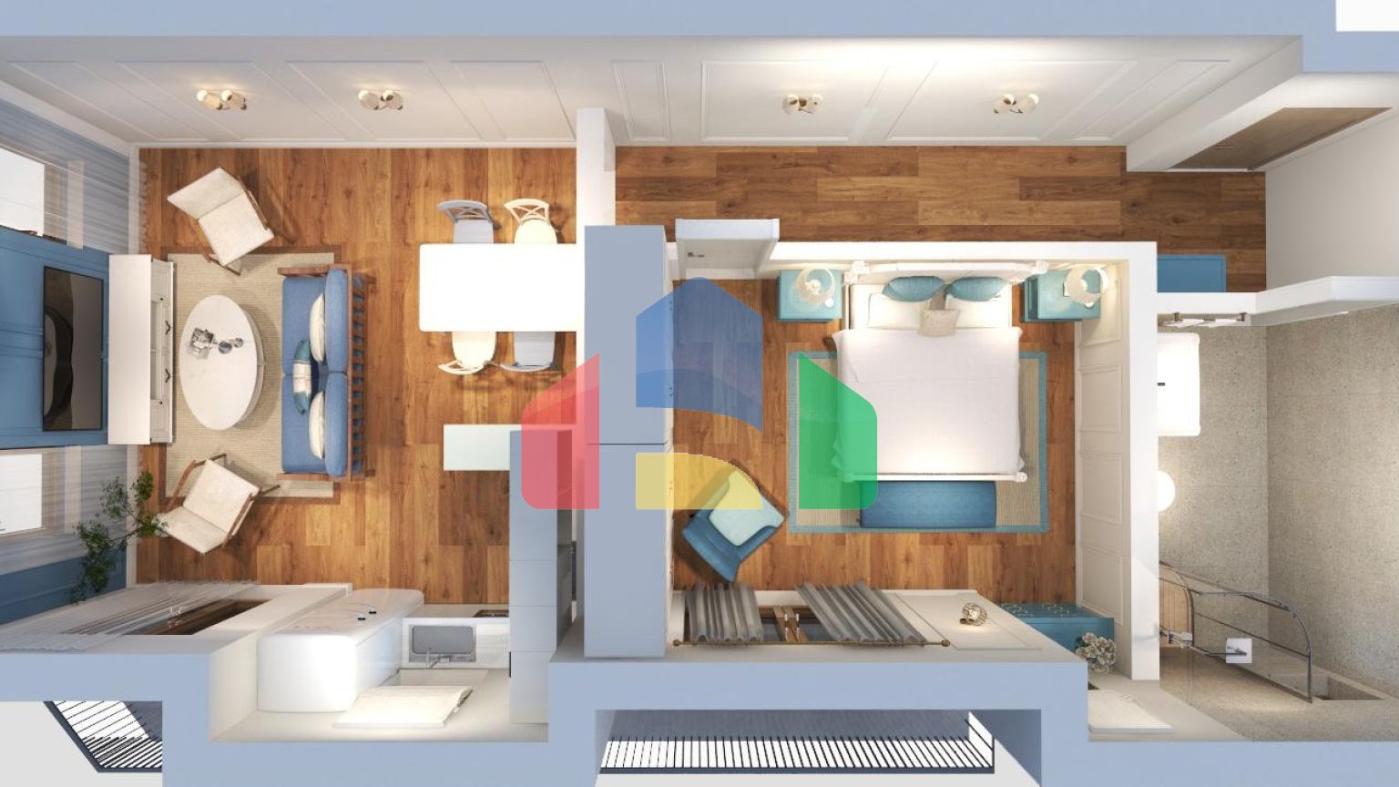 Новые апартаменты с видом на Бока-Которский залив