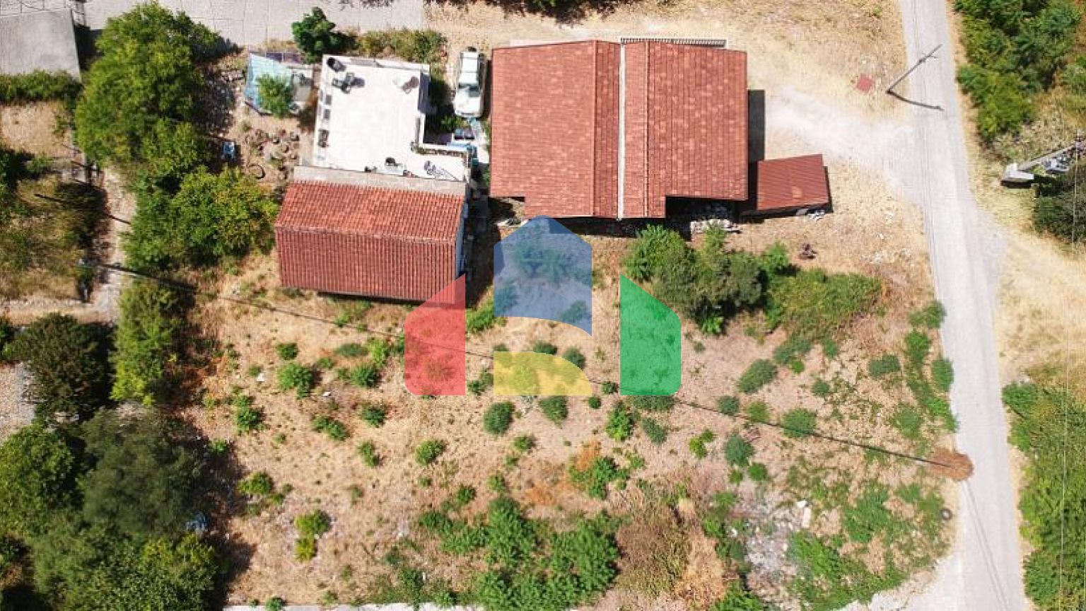 Участок с панорамным видом на море в Рисане, Черногория — 910 м²